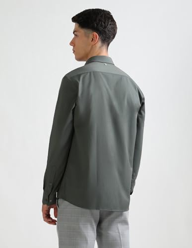 Image of Arrow New York Men's Solid Slim Fit Shirt