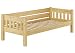 Produktbild Erst-Holz Kieferbett Natur Einzelbett 90x200 Massivholz-Bettgestell Sofabett mit wählbarem Zubehör V-60.53-09, Ausstattung:Rollrost inkl.