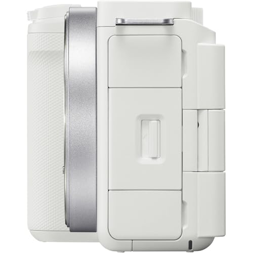 Image of Sony ZV-E10 II Mirrorless Camera (White) with Sony E PZ 16-50mm f /3.5-5.6 OSS II Lens + Sony GP-VPT3 Wireless Shooting Grip + SanDisk Extreme Pro 64GB and More (14pc Bundle)