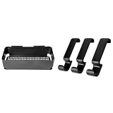 Traeger Grills P.A.L. Pop-and-Lock Storage Bin & P.A.L. Pop-and-Lock Accessory Hook 3 Pack,Black