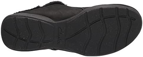 Clarks Women's Roseville Clog, Black Leather, 8.5 | Image 3