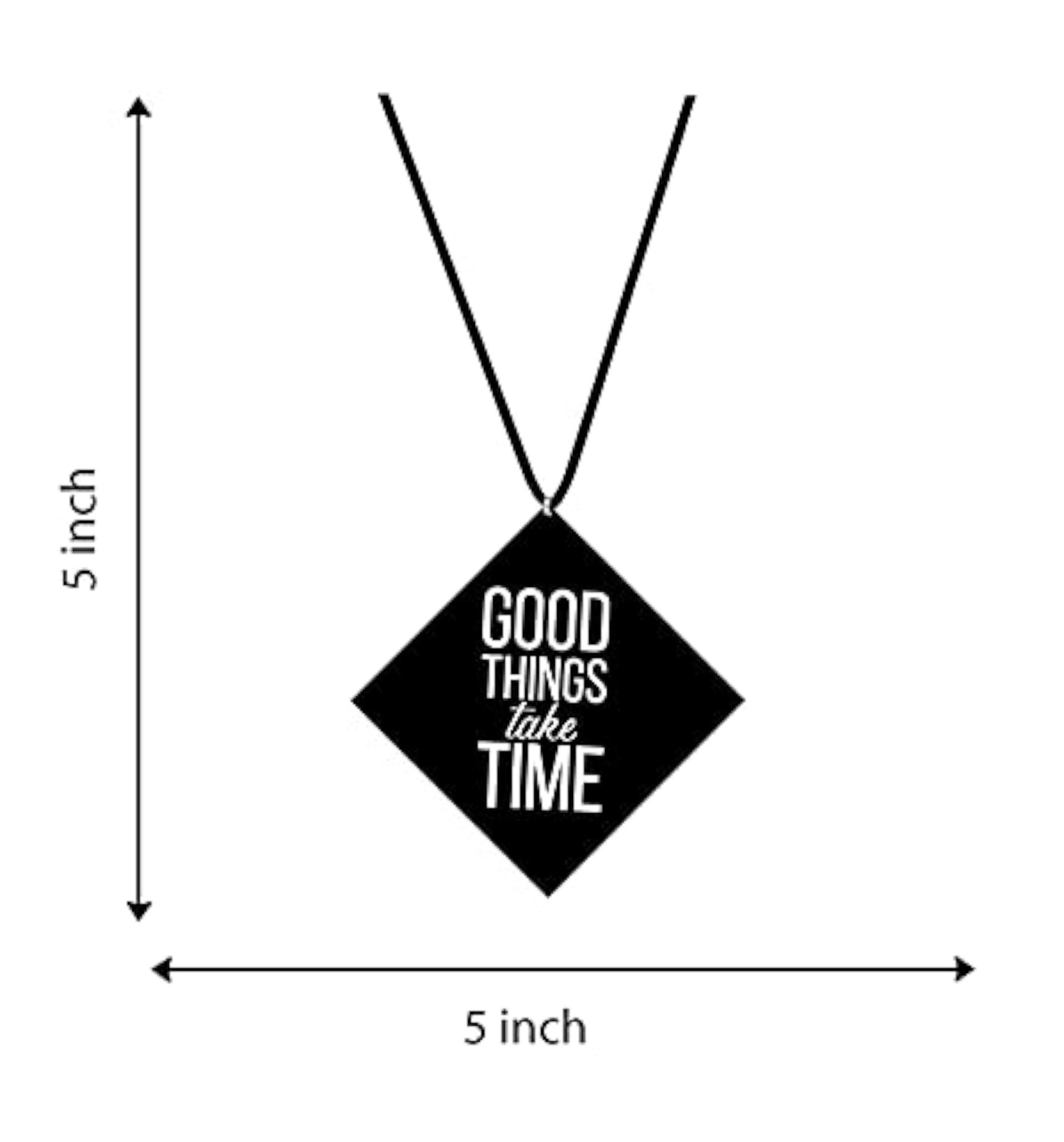 Car Hanging Quotes Wooden Decoration