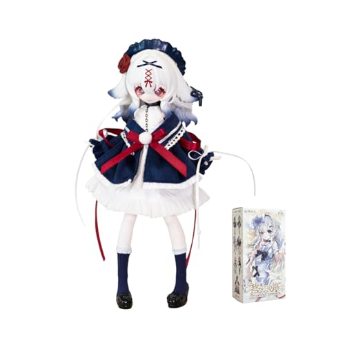 CALEMBOU 1/8 BJD Blind Box Meki Oblivions Luminaria Series Decorative Ball Jointed Doll Articulated Dress Up Figure Collectible Display Model for Birthday Random 1 Box