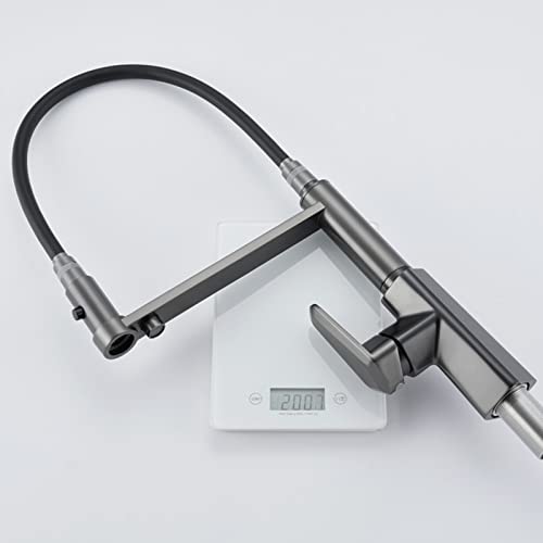 Pistolet à eau potable pour robinet de cuisine et mitigeur gris moderne - 8