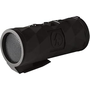 Outdoor Tech – Buckshot 2.0 Bluetooth Speaker, Black – Portable Speaker, Rugged Waterproof Wireless – Perfect for Biking, Boats, Camping, Hiking, Pool, Beach, Golf Cart