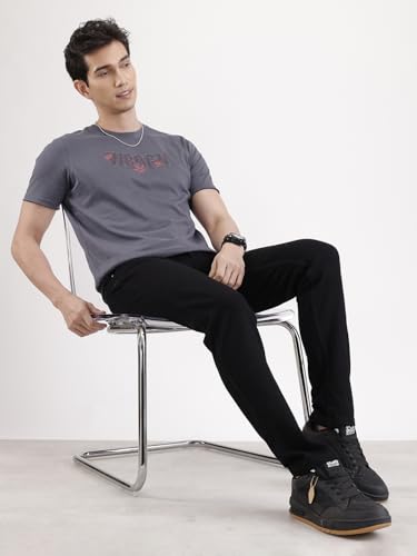 Image of WROGN Men's Cotton Stretch Jeans | Slim Tapered Fit