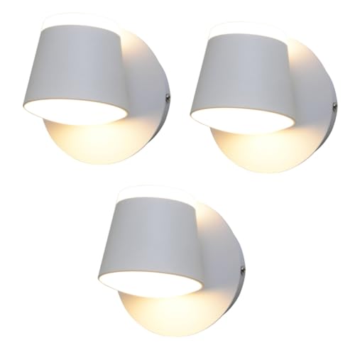 Housoutil 3 Pezzi Lampada da Parete Girevole