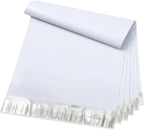 Image of POLYSELLS 5 pcs 24x36 Inches Black Poly Mailers Shipping Envelopes, Strong Adhesive Sealing, Waterproof, and Tear-resistant Postal Mailing Bags for Clothing and Accessories