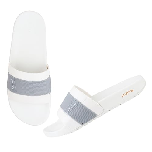 Image of WELCOME mens Welcome Pure-51 Men's Sliders /Slippers Lightweight Super Flexible Stylish Dailywear Sliders /Slippers for Men Slipper