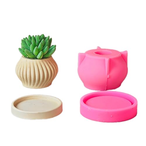 Moule silicone pot à bandes pour finir vos vases sans casse