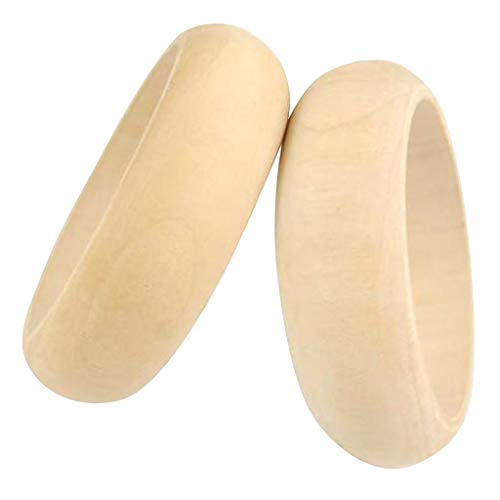 Bracelets vierges en bois sculptés main une touche de nature authentique pour femme
