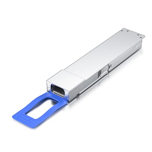 Image of 10Gtek OSFP 400G Flat-top MMA4Z00-NS400 (50m), Compatible for NVIDIA, multimode transceiver, up to 50-Meter@ OM4 MMF, MPO-12 /APC Interface