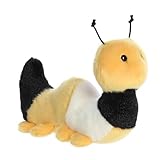 Aurora® Adorable Mini Flopsie™ Monarch Caterpillar Stuffed Animal - Playful Ease - Timeless Companions - Yellow 8 Inches