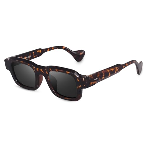 Image of Peter Jones Lenses Unisex Broad Frame Square UV /UB Protected Non-Polarized Sunglasses Medium (3809)
