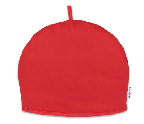 Muldale Grand couvre-théière isotherme pour théière – Ouate 100 % coton très épaisse – Conçue en Angleterre – Pour 1 à 6 tasses (Jubilee Red)
