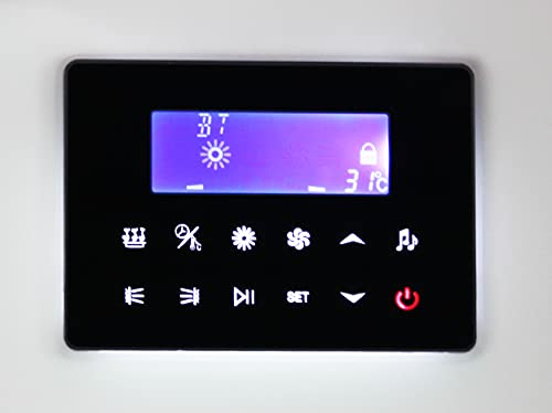 XXL Luxus LED Dampfdusche+Infrarotsauna Kombi Infrarot Sauna Wärmekabine Radio 100x100cm-8