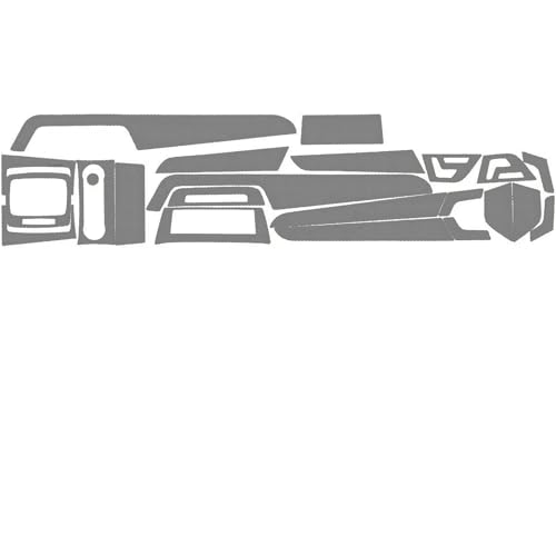 Autocollants de voiture masquage rayures intérieur carbone W204