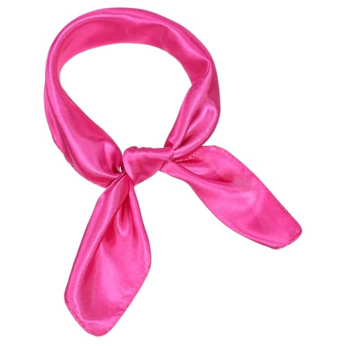 【Dimensione Ideale】 La sciarpa di seta da donna misura 23,5 pollici (circa 60 cm) quadrati. Una sciarpa da donna è un accessorio piccolo ed elegante. Le dimensioni adatte possono essere trasformate in vari stili. Il foulard di chiffon è abbastanza grande. Puoi trasformarla in una sciarpa da donna molto elegante per creare diversi modi di indossarla