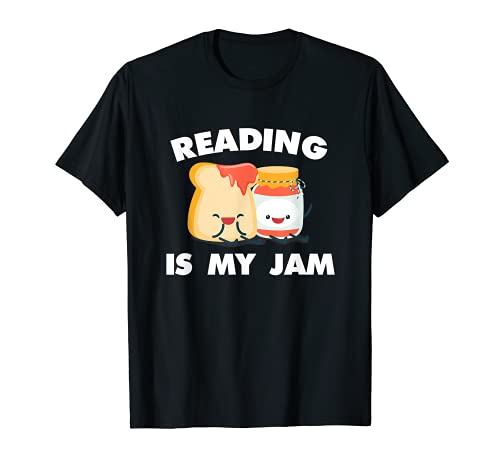Reading Is My Jam Librarian Librarian Funny Book Lover Gift Camiseta