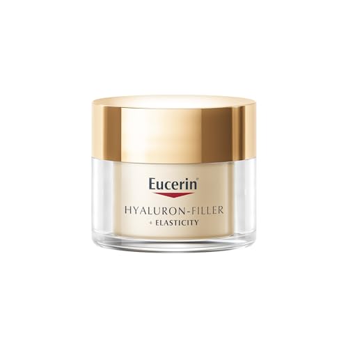 Eucerin Hyaluron-Filler + Elasticity Crema de Día FPS 15 (50 ml), crema antiedad y antiarrugas, fórmula con Thiamidol, Collagen-Elastin Complex y Ácido Hialurónico para todo tipo de pieles
