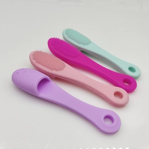 Generic Silicone Manual Facial Cleansing Brush Multicolour - Image 7