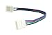 HitLights RGB SMD 5050 (10mm) LED Light Strip Gapless Connector Extension, Multicolor - 6 Inch (12 Pack) Strip to Strip Connector