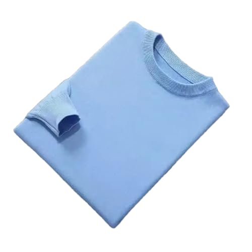 Men Cashmere Cotton Blended Winter Round Neck Jumper Pull Homme Knitted Sweaters Pullover