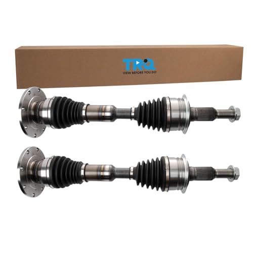 TRQ Front CV Axle Shaft Assembly Set Driver & Passenger Side Compatible with 2011-2020 Chevrolet Silverado 2500 HD Silverado 3500 HD GMC Sierra 2500 HD Sierra 3500 HD