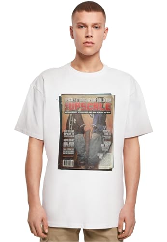 Mister Tee T-Shirt Coupe Surdimensionnée XXXL en Coton pour Silhouette Forte