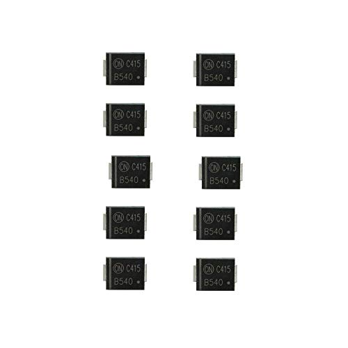 10Pcs Mbrs540T3G Schottky Diode On Semiconductor, 40V 5A Smd #TOP11