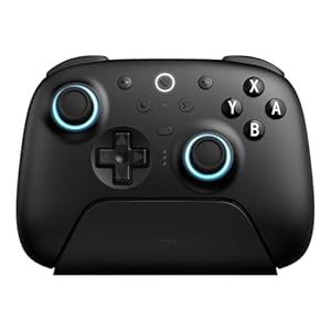 8Bitdo Ultimate 2 Bluetooth Controller for Switch/Switch 2 & Windows PC, Switch Pro Controller with TMR Joysticks, Switchable Hall Effect/Tactile Triggers, Vibration and Motion Control – Black