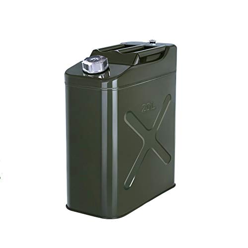 XuQinQin Portable fuel tank, emergency reserve fuel gasoline storage tank fuel tank petrol can,double thick aluminum cover storage car universal - 3 kinds of capacity optional gasoline container