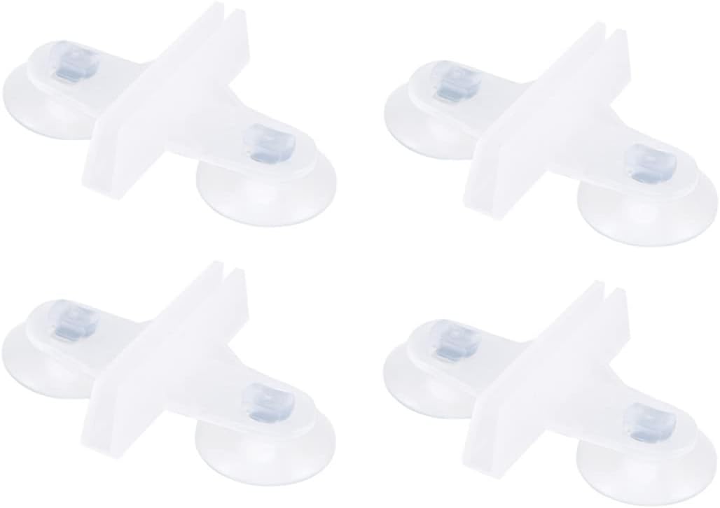 Angoily 3sets Aquarium Plate Clamp Betta Fish Tank Decor Large Suction Cup Clip 10pcs*3