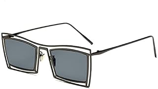 USJONES Unisex Adult Square Sunglasses, Black, M Price In India