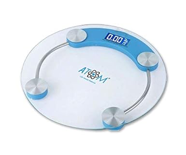 ATOM AL510 Aliston Digital Personal Weighing Scale - 6mm Thick, White