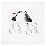 Tipo de material: ABS LIULIANG MeiKeL Radio automático 6000cd Módulo Bluetooth AUX-IN Cable Adaptador de Audio inalámbrico Ajuste para Ford Focus Mondeo 6000 CD (Color Name : 1pcs)
