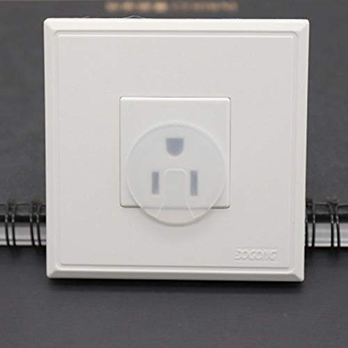 Onwon 30 Pieces Outlet Plug Covers Clear Child Proof Electrical Protector Safety Caps - Thumbnail 4
