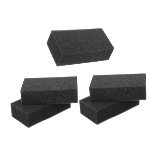 DRESSOOS 5 Piezas Cepillo de Esponja para el Cabello Lavar esponjas Palo de Esponja esponjas Grandes Hair Topper cepillos de Limpieza Cepillo depilatorio Esponja de Pelo para Black
