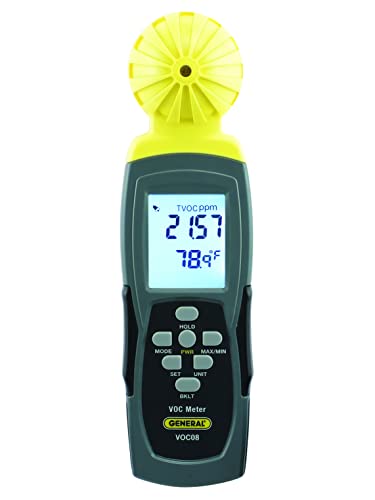 Image of General Tools VOC Tester #VOC08 Data Logger - Volatile Organic Compound Emission Detector