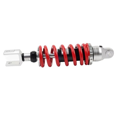 オートバイ 320mm ショック サスペンション クレビス アブソーバー 10mm スプリング ユニバーサル スズキ用 アルミ 赤 バイク 用 油圧 リアショック