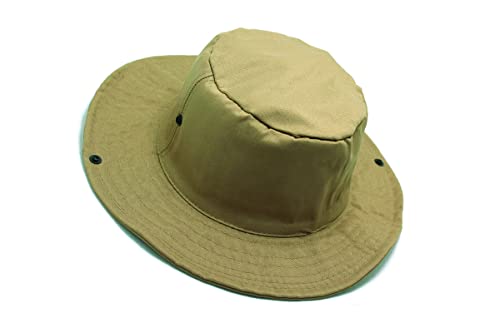 Chapéu Safari Australiano Pescador Unissex Camping (creme-1)