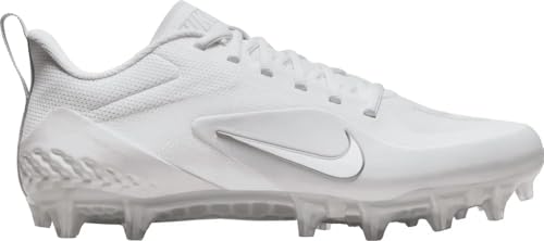 Nike Alpha Huarache 8 Pro CW4439-110 Chaussures de crosse pour homme Blanc/platine pur/gris loup, blanc, 43 EU