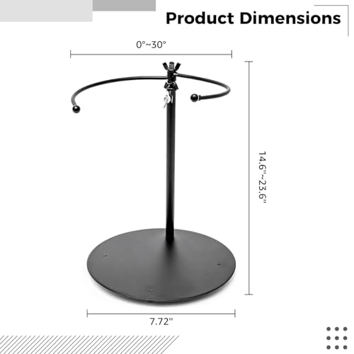 Support bouquet de fleurs réglable en métal avec base stable pour centre de table - 4