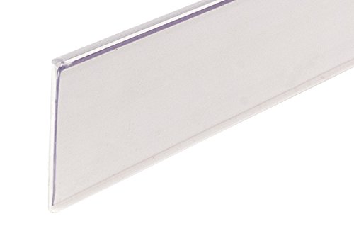 FFR Merchandising 4400558501 DSE-200 Economy Self-Adhesive Data Strip Label Holder, 1 1/4