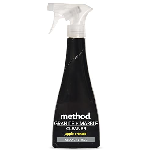 Method Surface Cleaner For Granite & Marble Non-Abrasive Cleaning Spray Gently Cleans and Shines Pack of 1 354 ml