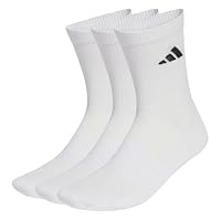 adidas Unisex Cushioned Sportswear Crew Socks 3 Pair Pack, white/white/black, 42-45 – Ansicht 5