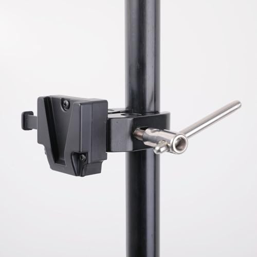 Adaptador de batería en V de aluminio para soporte de cámara e iluminación 4
