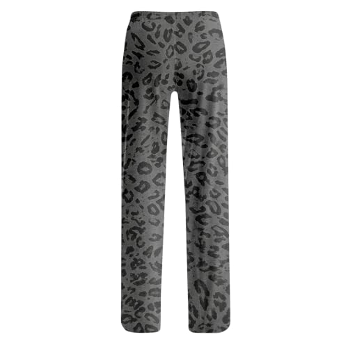 Leopard Pants Women Baggy Casual Cheetah Pajama Pants Cute Pajamas - image 4