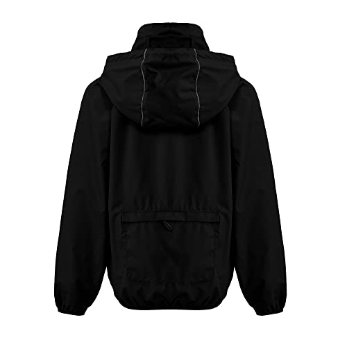Image of Women's Lightweight Waterproof Jacket Packable Windbreaker Running Coat
