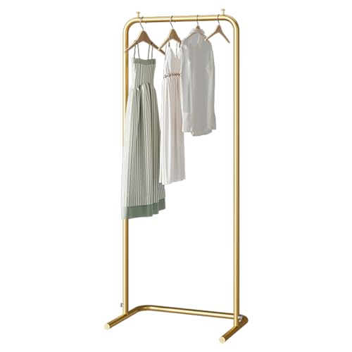 Rack de vêtements porte-vêtements or 50 kg pour rangement dressing